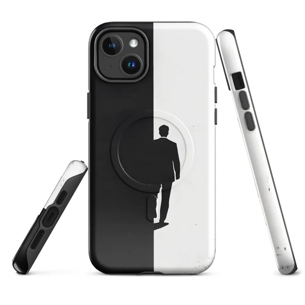 Shadows of Duality | Phone Case |  14 Plus | MagSafe® Tough Case | Glossy