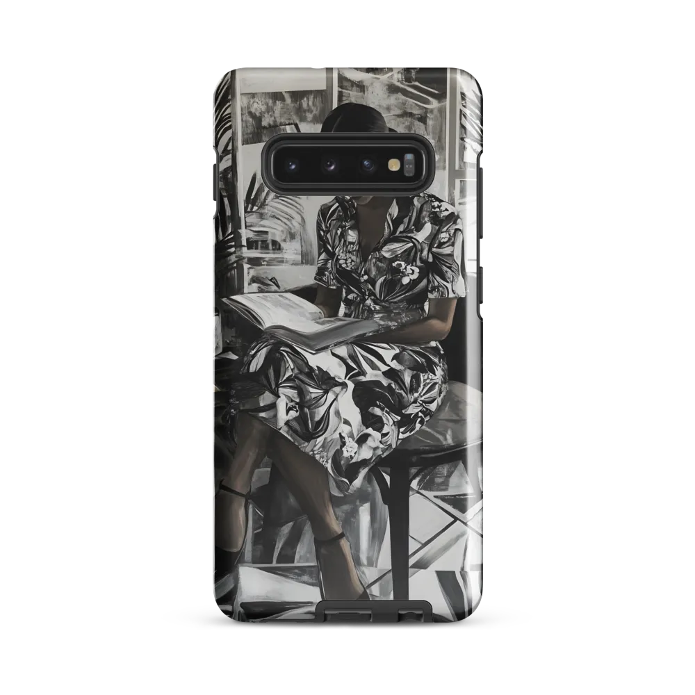 Serenity in Black and White | Phone Case |  S10 Plus | Tough Case | Glossy