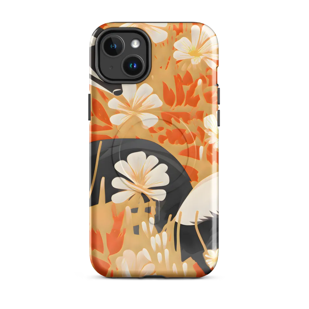 Whimsical Badgers in Bloom