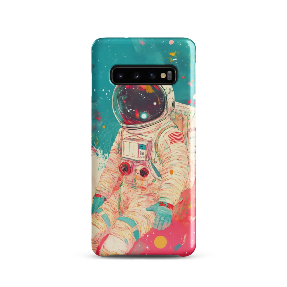 Cosmic Explorer: An Astronaut's Journey | Phone Case |  S10 | Snap Case | Glossy
