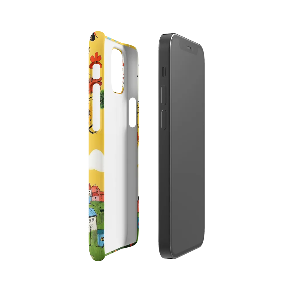 Whimsical Blooms of Life | Phone Case |  12 Mini | Snap Case | Matte