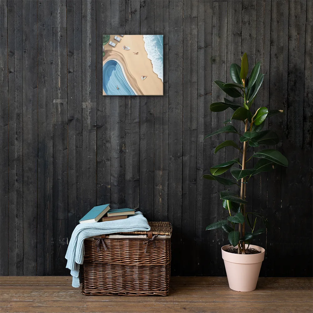 Serenity by the Shore | Canvas | 16″×16″