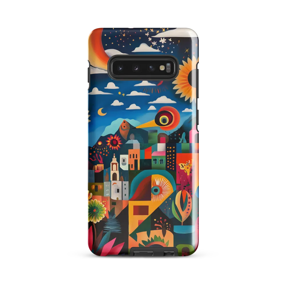 Whimsical Vibrance | Phone Case |  S10 Plus | Tough Case | Glossy