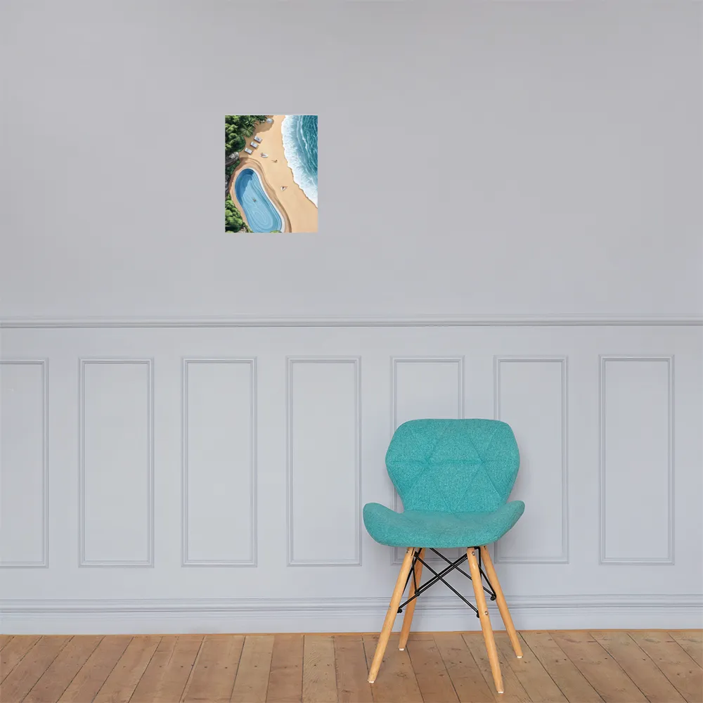 Serenity by the Shore | Poster | 11″×14″