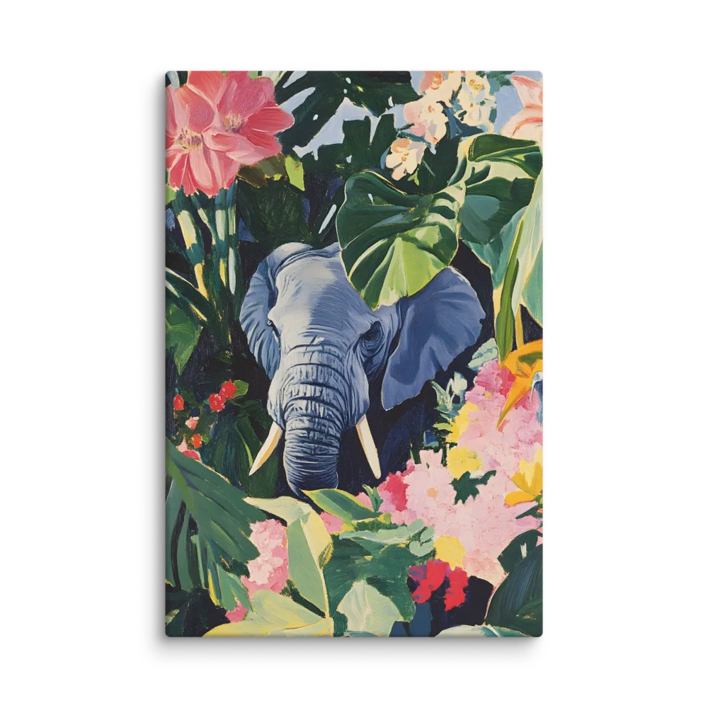 Elephant in Bloom 
 Canvas | 32″x 48″