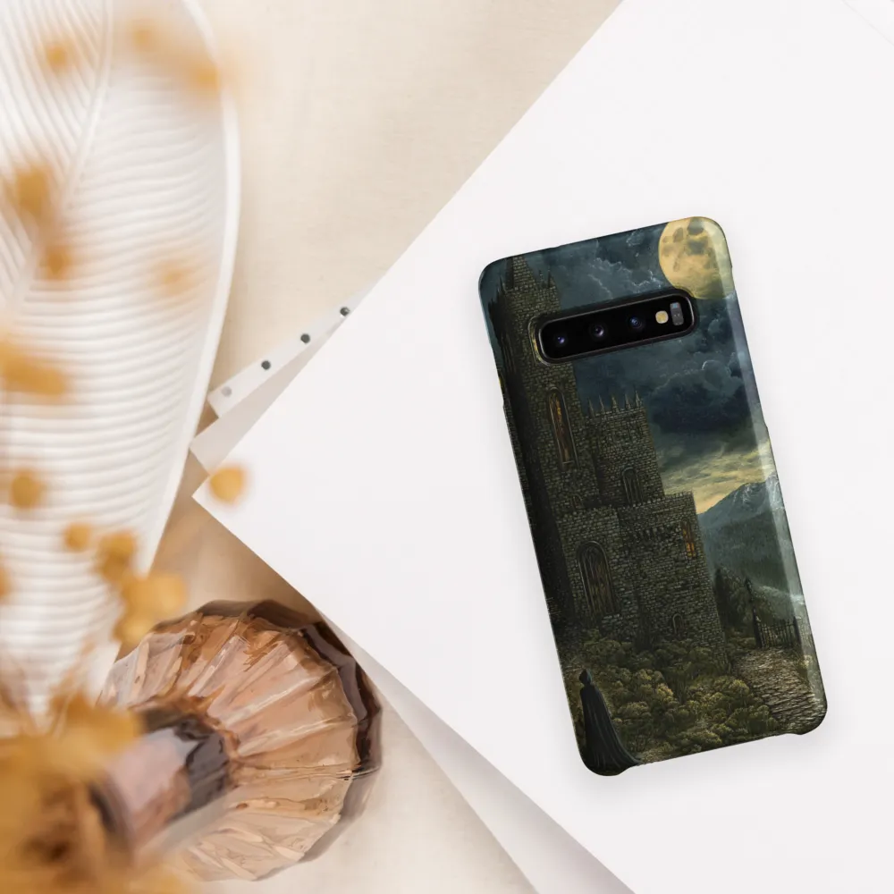 Whispers of the Moonlit Castle | Phone Case |  S10 | Snap Case | Matte