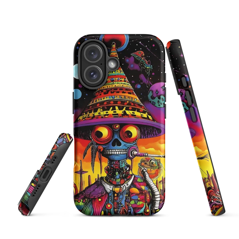 Cosmic Skeleton: A Journey Beyond | Phone Case