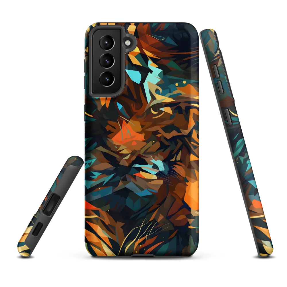 Wild Symphony: Abstract Tigers | Phone Case |  S21 Plus | Tough Case | Matte
