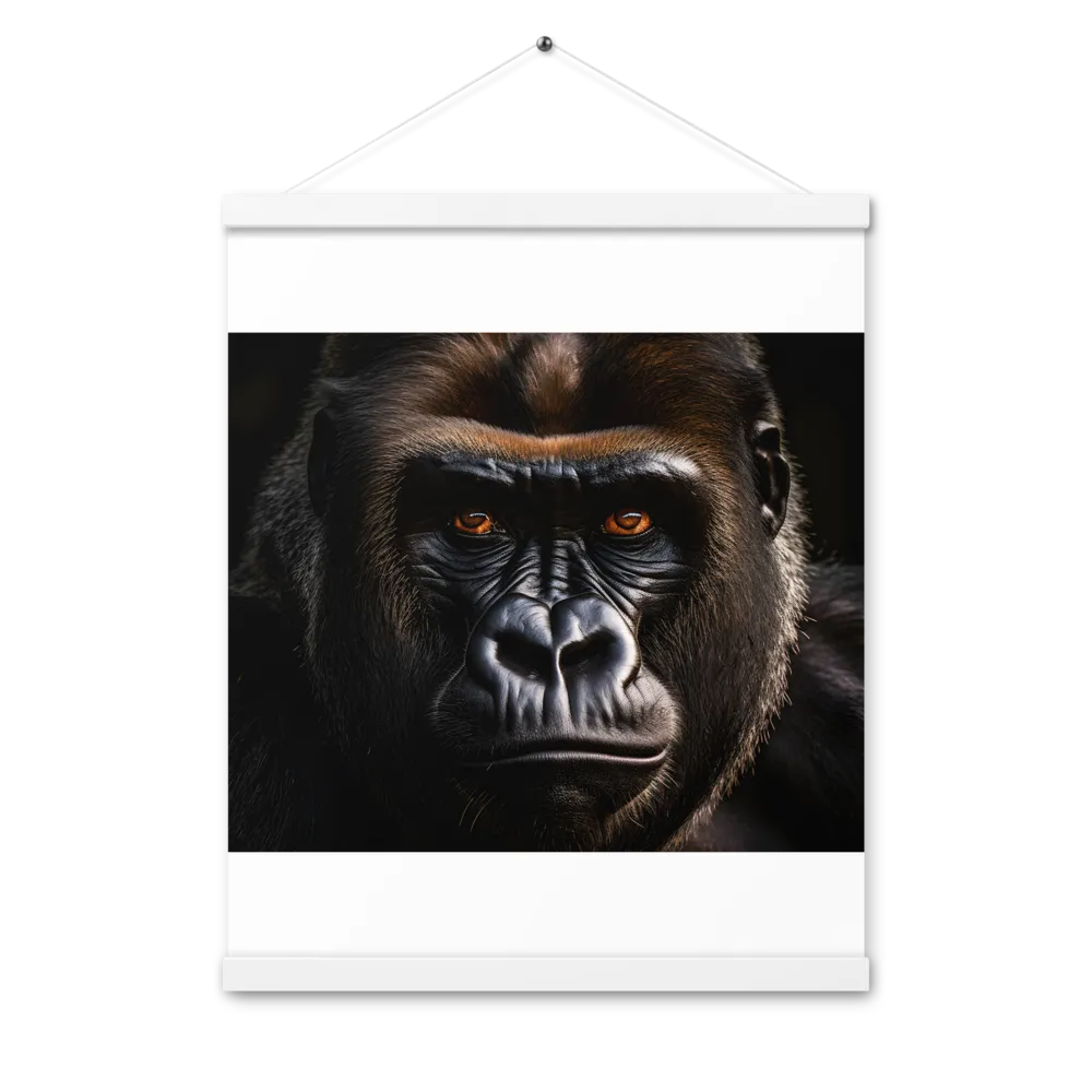 Majestic Gaze | Poster With White Wood Hanger | 16″×20″