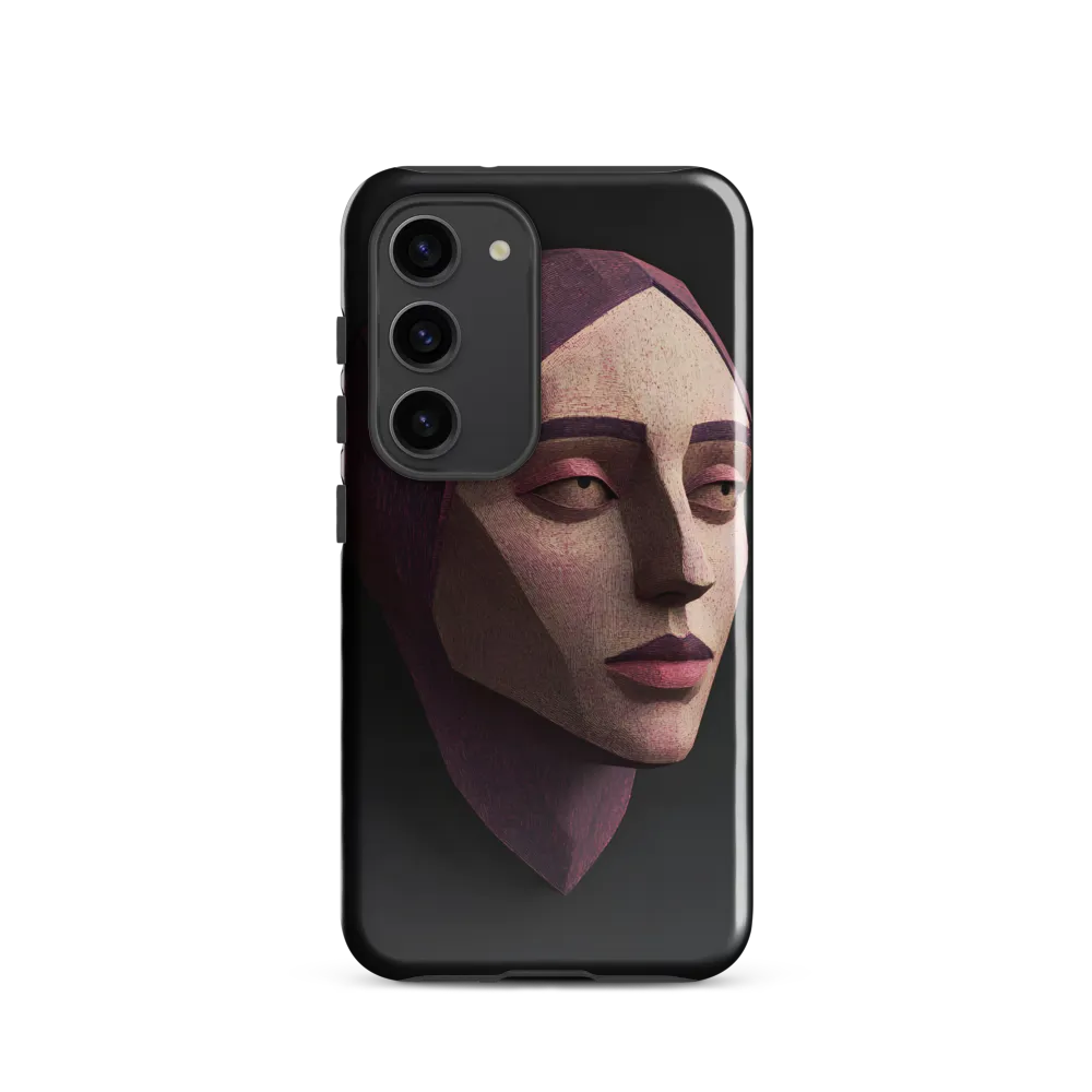 Geometric Elegance: A Contemporary Portrait