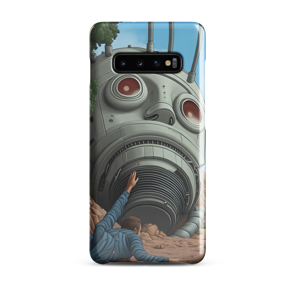 The Descent into Technological Abyss | Phone Case |  S10 Plus | Snap Case | Glossy