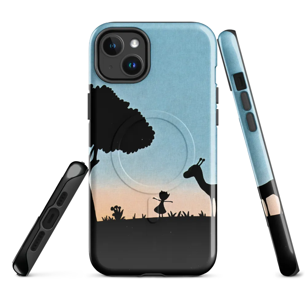 Curiosity in the Silhouette | Phone Case |  14 Plus | MagSafe® Tough Case | Glossy