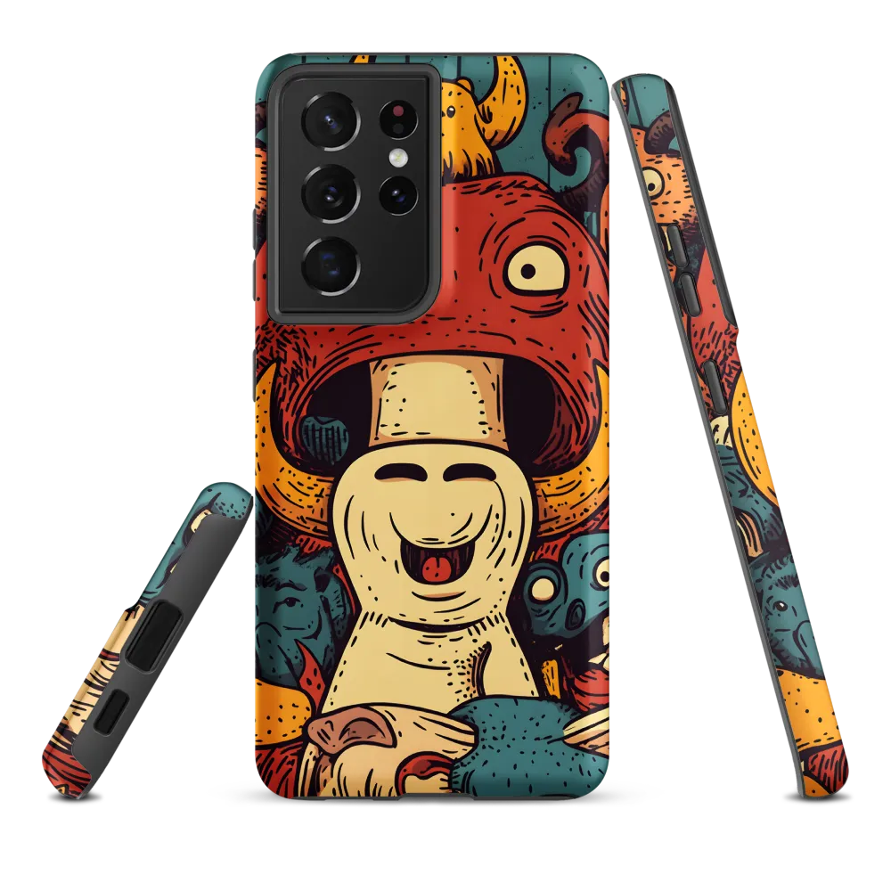 Whimsical Gathering of Creatures | Phone Case |  S21 Ultra | Tough Case | Matte
