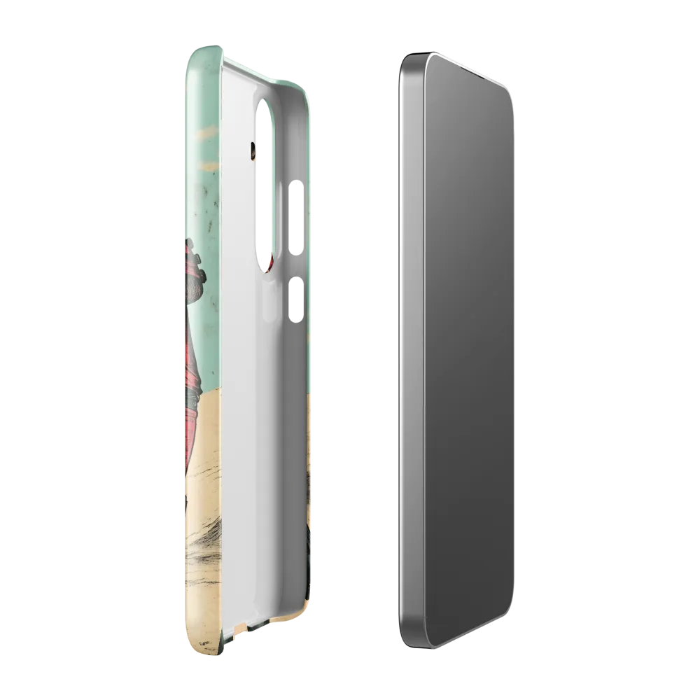 Futuristic Explorer: A Steampunk Adventure | Phone Case |  S24 Plus | Snap Case | Glossy