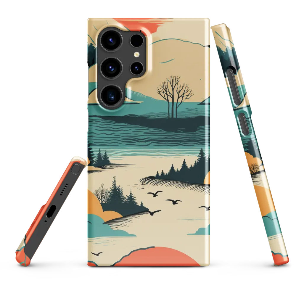 Tranquil Horizons | Phone Case |  S24 Ultra | Snap Case | Glossy