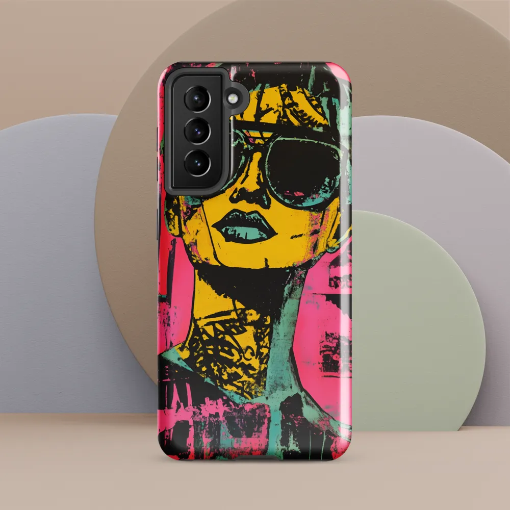 Confident Portrait in Neon Colors