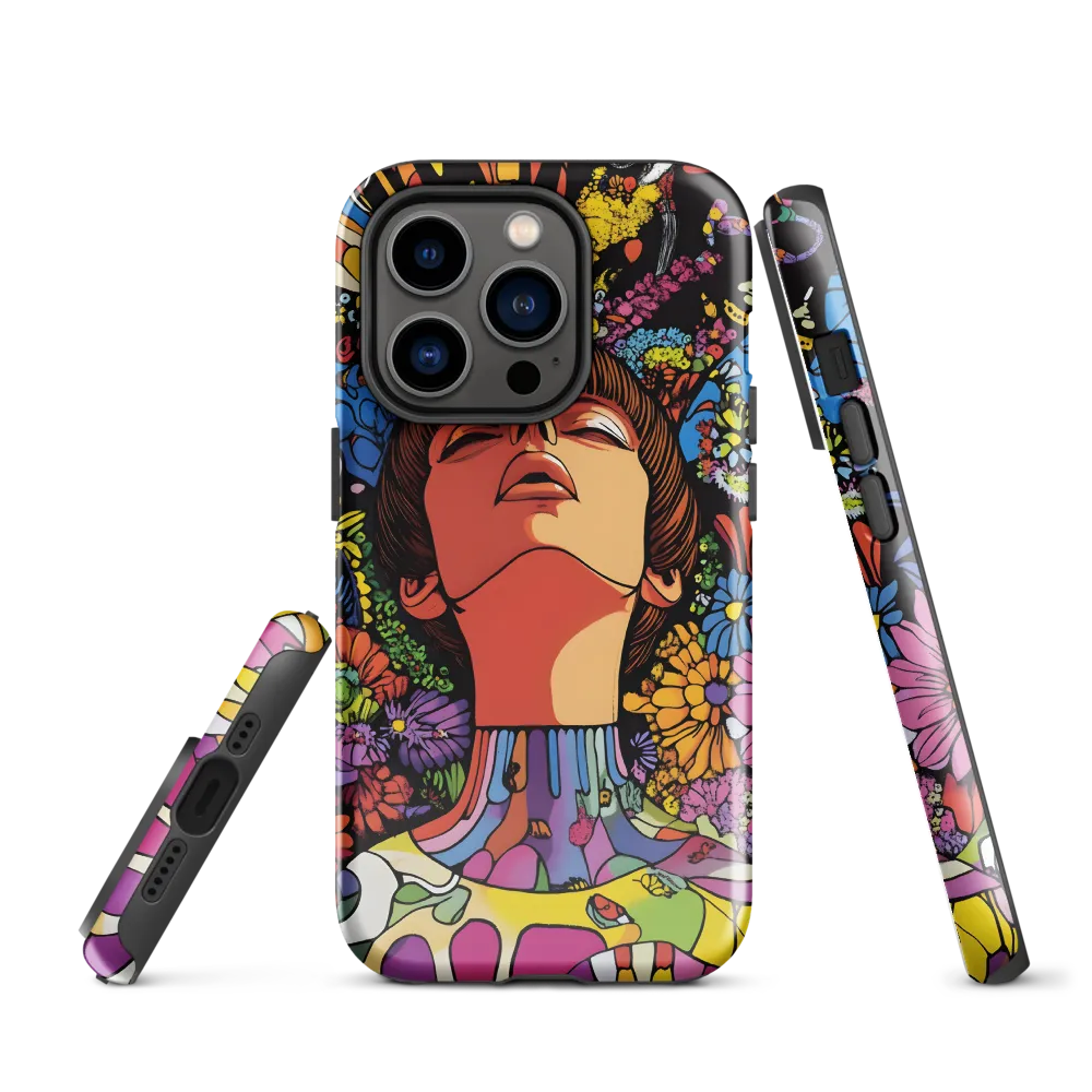 Vibrant Ecstasy: A Psychedelic Portrait