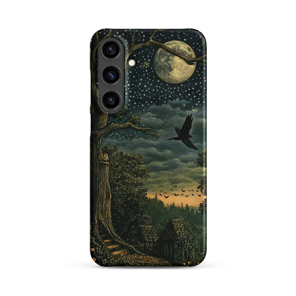Mystical Nightscape Under the Full Moon | Phone Case |  S24 Plus | Snap Case | Matte