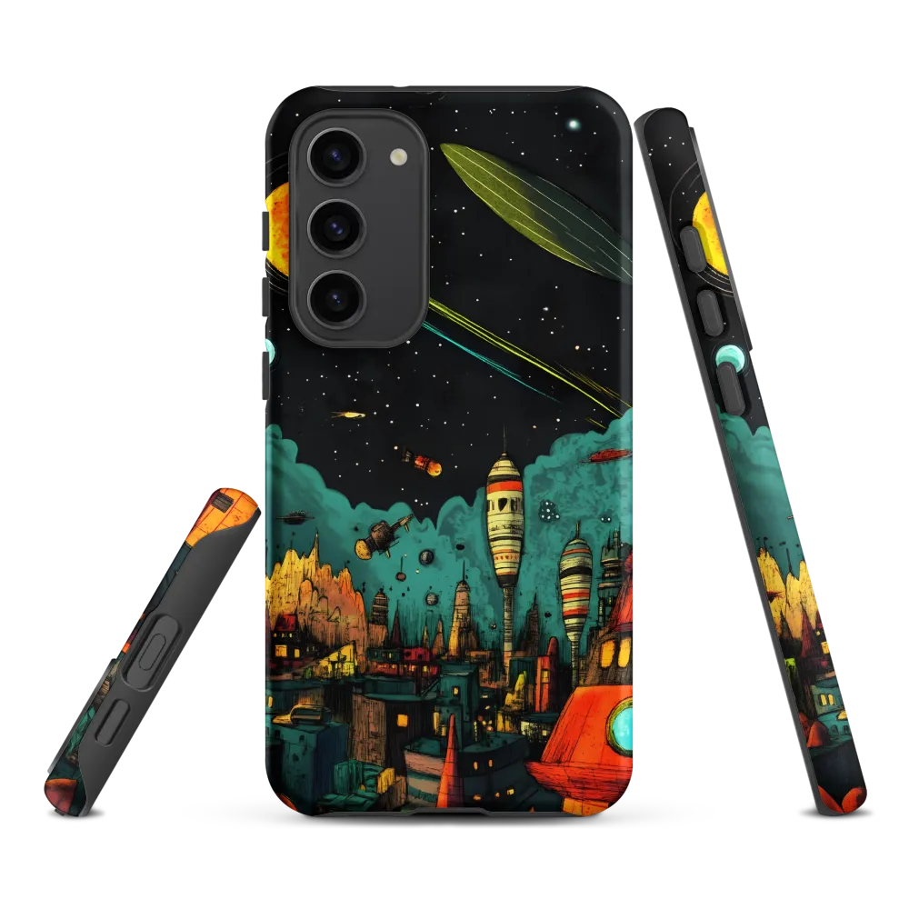 Galactic Cityscape: A Journey Through Imagination
