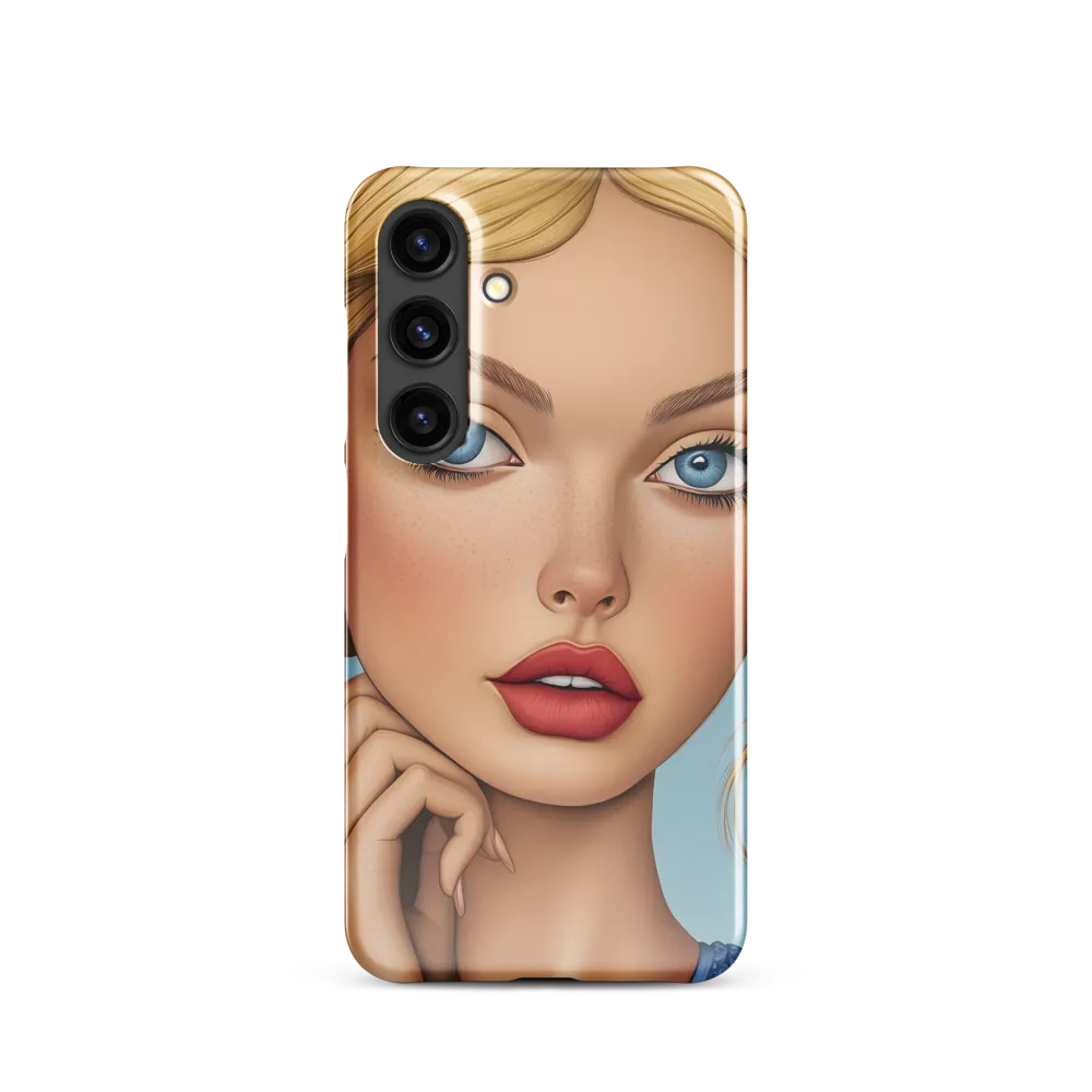 Serenity in Blue | Phone Case |  S24 | Snap Case | Glossy