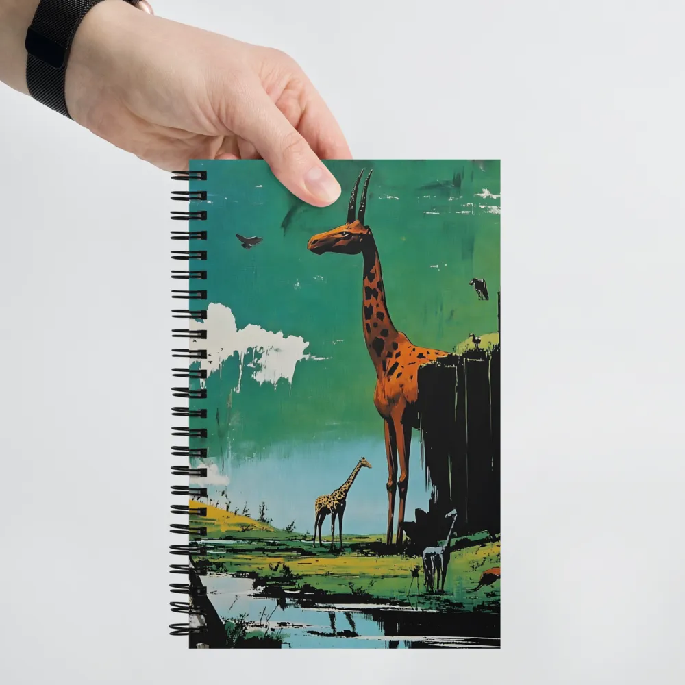 Giraffe Reverie | Spiral Notebook