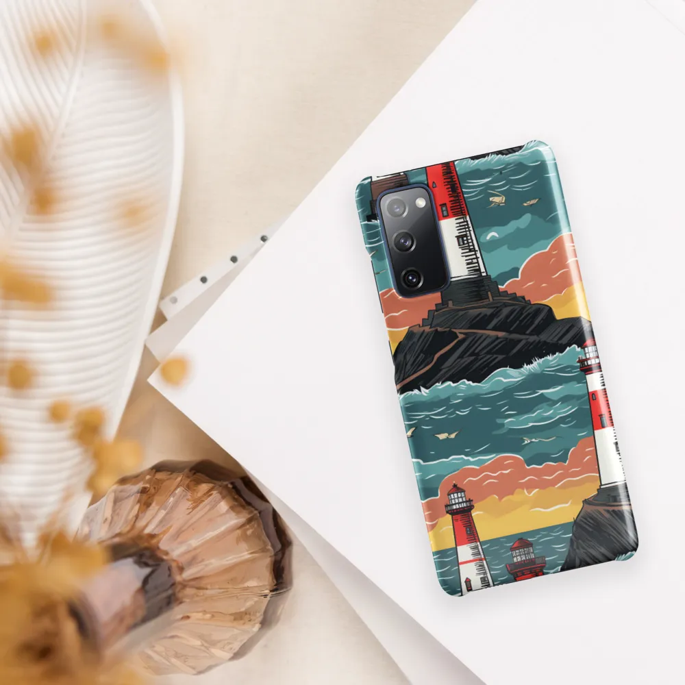 Lighthouses in a Whimsical Ocean