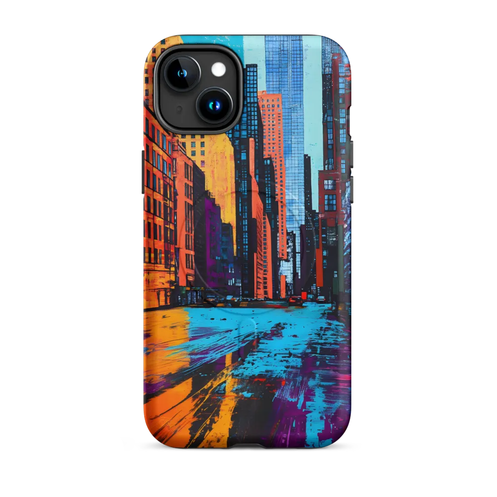 Vibrant Urban Horizons | Phone Case |  15 Plus | MagSafe® Tough Case | Matte
