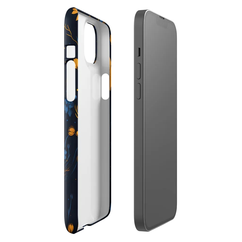 Nocturnal Blossoms | Phone Case |  14 Plus | Snap Case | Glossy