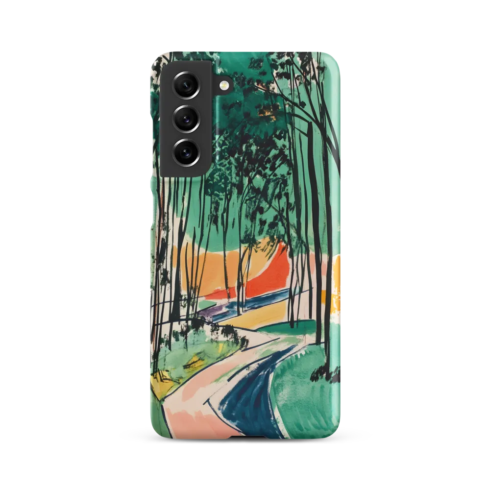 Winding Path Through the Forest | Phone Case |  S21 FE | Snap Case | Matte
