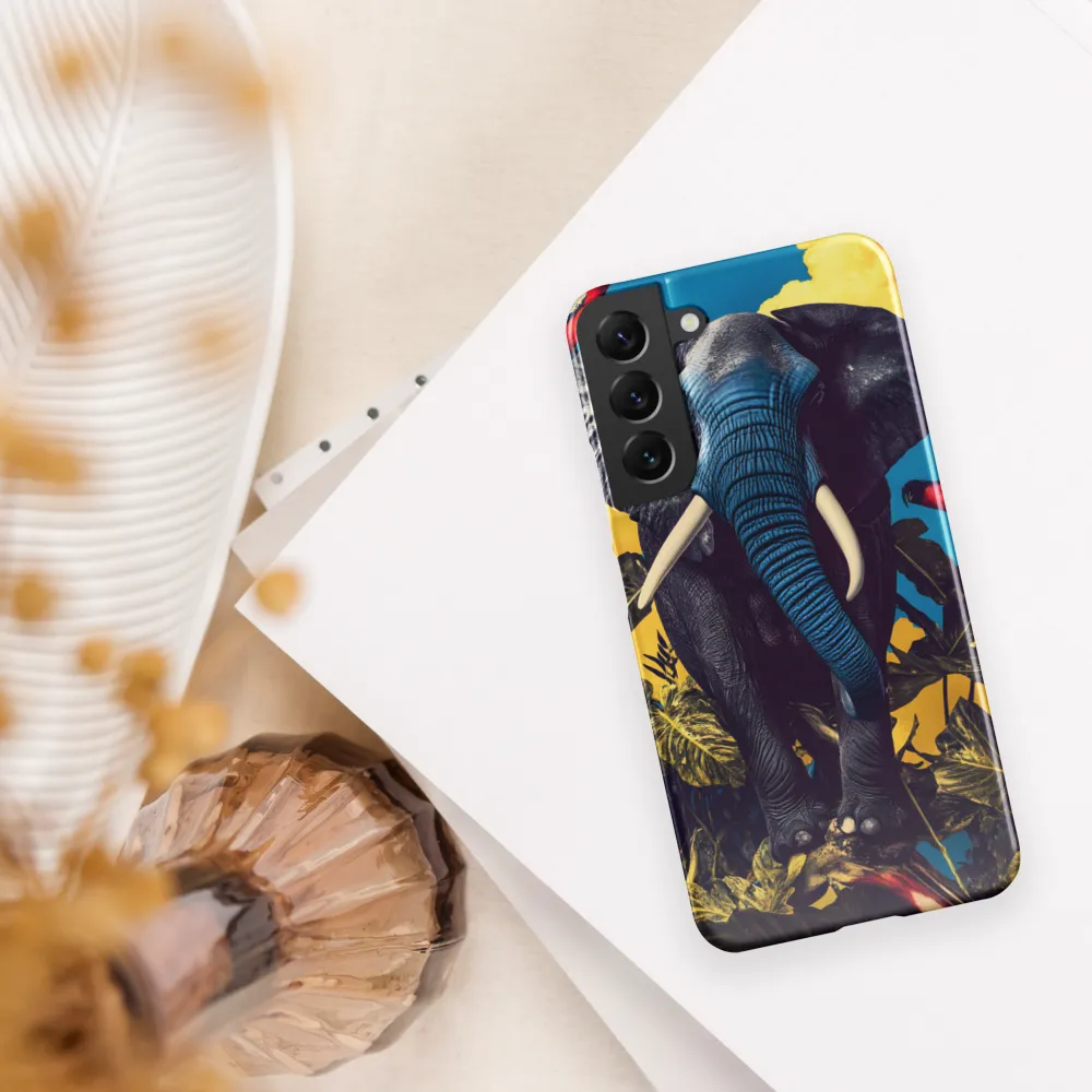 Elephant Dreams in Vibrant Colors | Phone Case |  S22 Plus | Snap Case | Glossy
