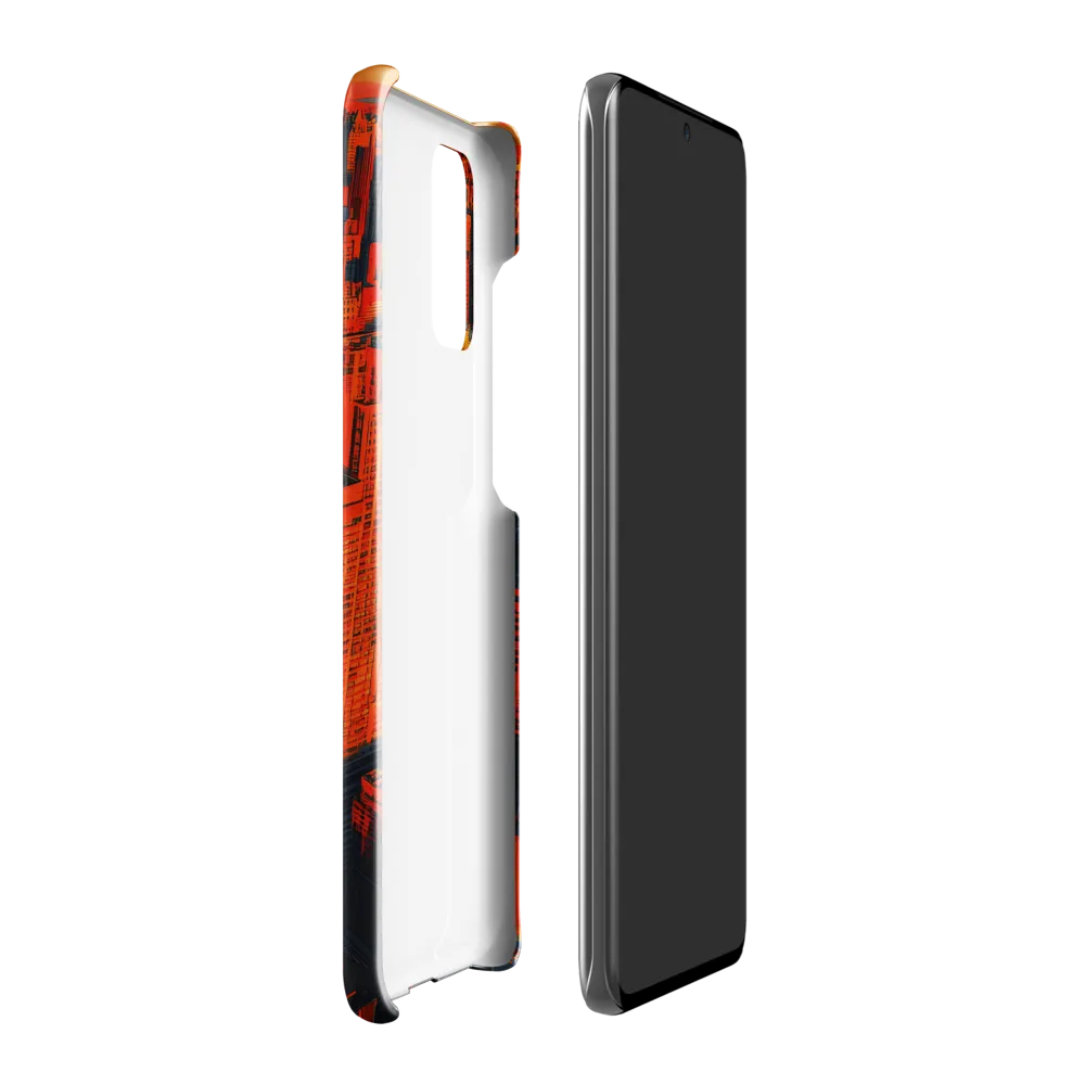 Urban Dawn: A Digital Ode to Skyscrapers | Phone Case |  S20 Plus | Snap Case | Glossy