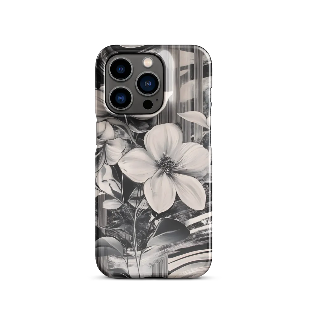 Ethereal Bloom: A Dance of Monochromes