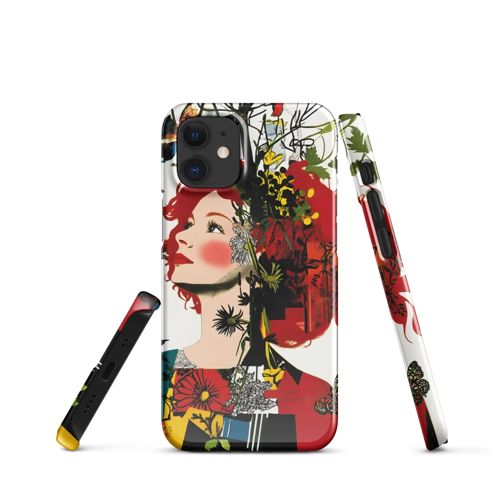 Floral Dreams | Phone Case |  12 Mini | Snap Case | Glossy