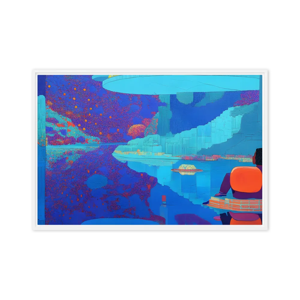 Reflections of Serenity | Canvas with White Frame | 20″×30″