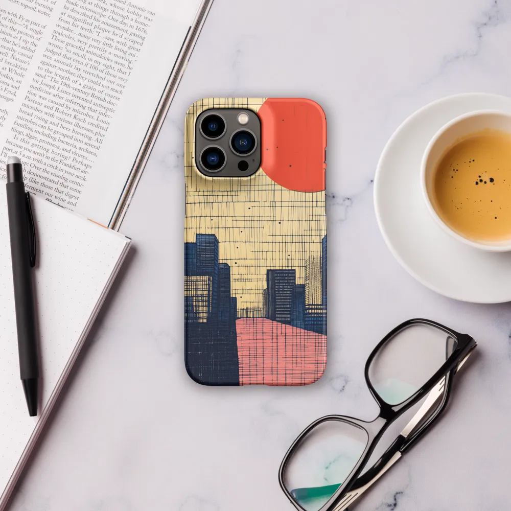 Urban Echoes: A Minimalist Cityscape