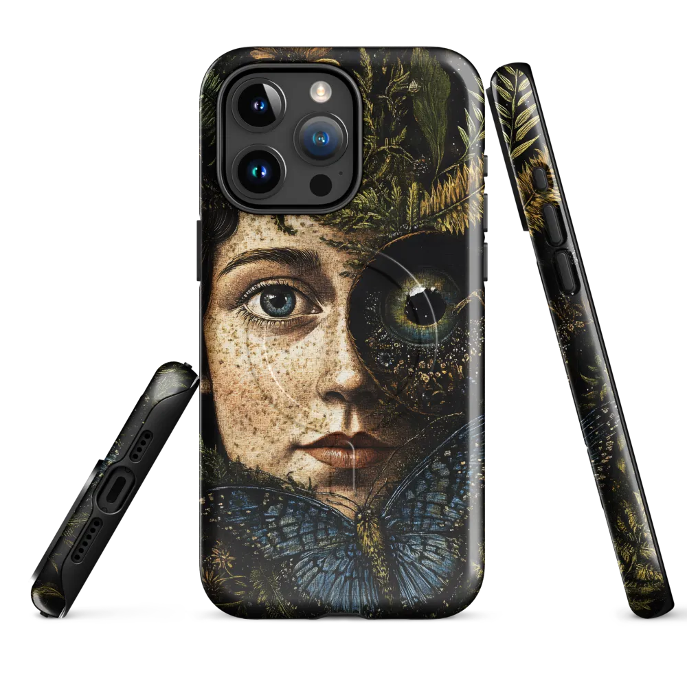 Nature's Embrace: A Surreal Portrait | Phone Case |  15 Pro Max | MagSafe® Tough Case | Glossy