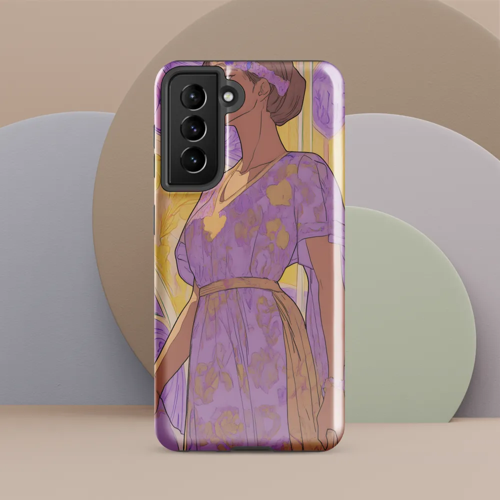 Elegance in Floral Harmony | Phone Case |  S21 | Tough Case | Glossy
