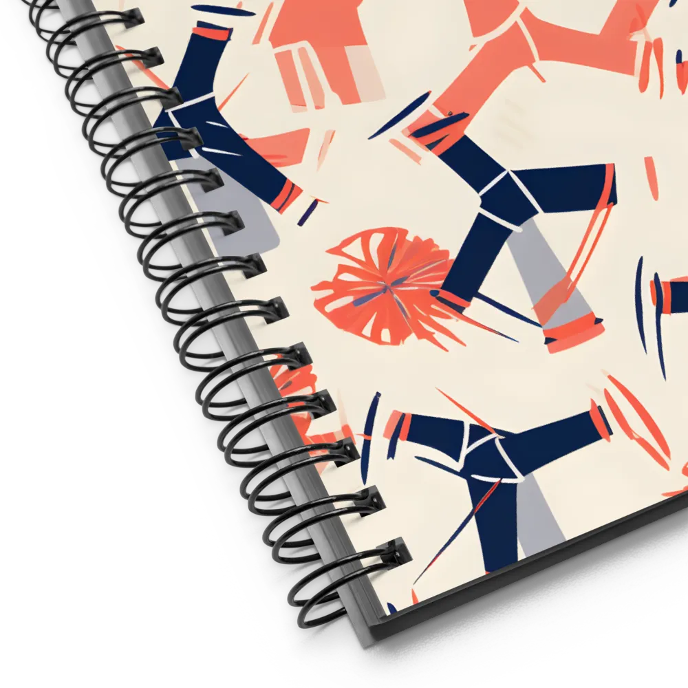 Whimsical Patterns of Nature and Femininity | Spiral Notebook