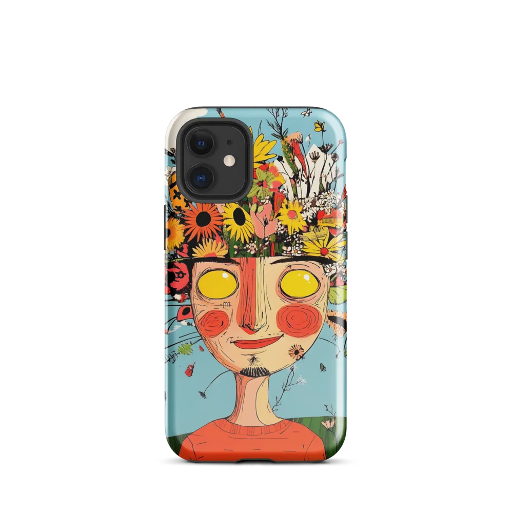 Whimsical Bloom | Phone Case |  12 mini | Tough Case | Glossy
