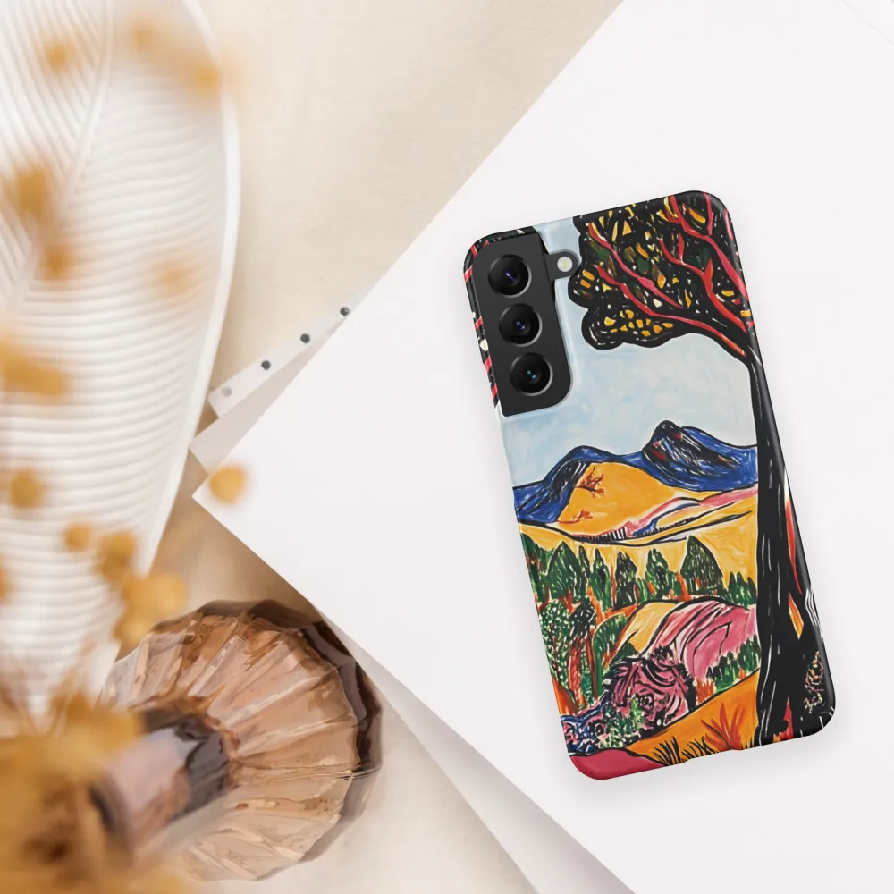 Vibrant Nature's Embrace | Phone Case |  S22 Plus | Snap Case | Matte