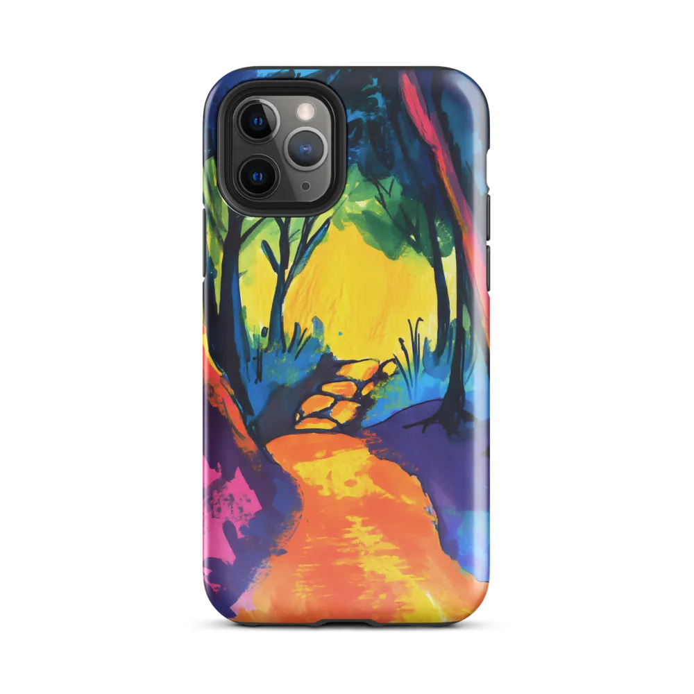 Path Through a Vibrant Forest