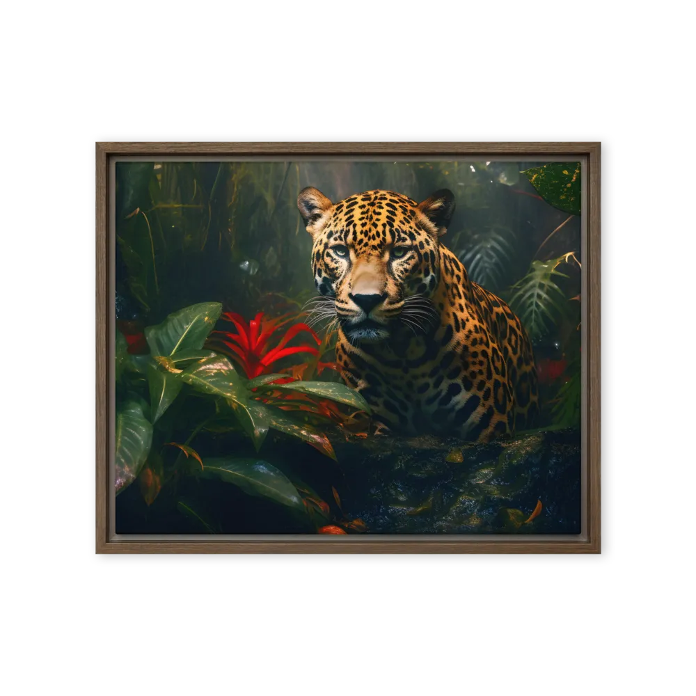 Echoes of the Wild | Canvas with Brown Frame | 16″×20″