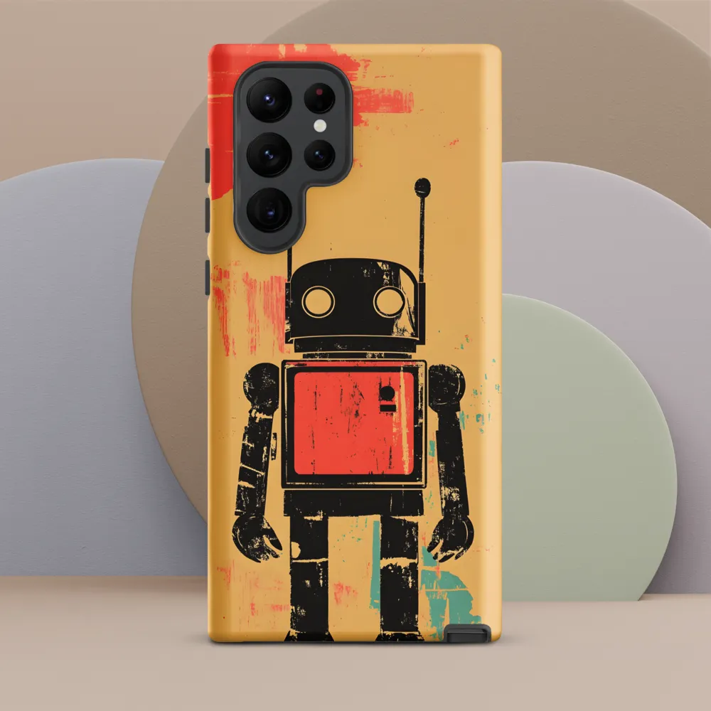 The Retro Robot | Phone Case |  S22 Ultra | Tough Case | Matte