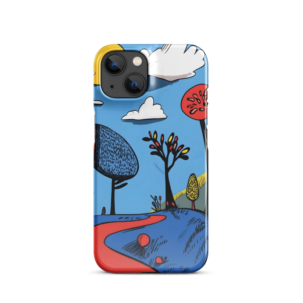 Whimsical Pathways Through a Colorful Landscape