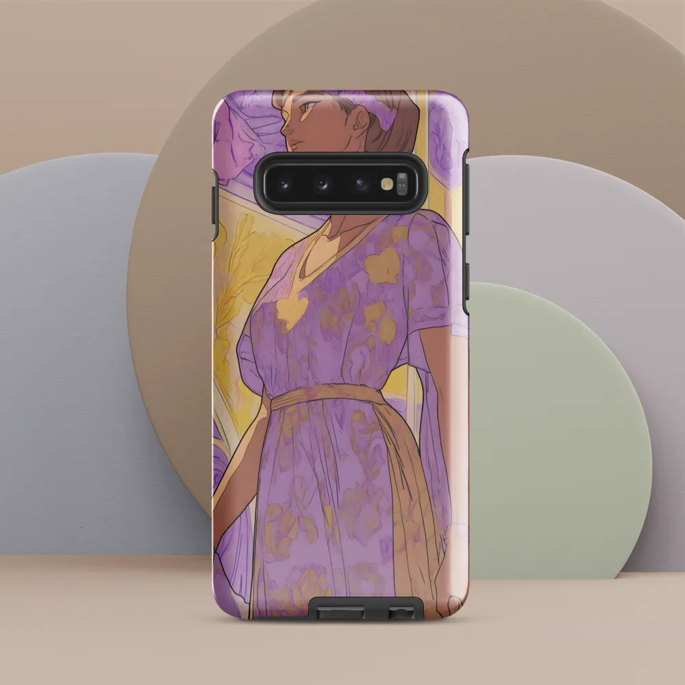 Elegance in Floral Harmony | Phone Case |  S10 | Tough Case | Glossy
