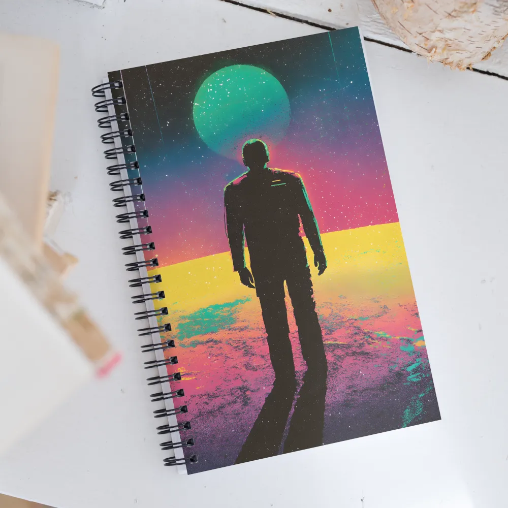 Beyond the Cosmic Veil | Spiral Notebook