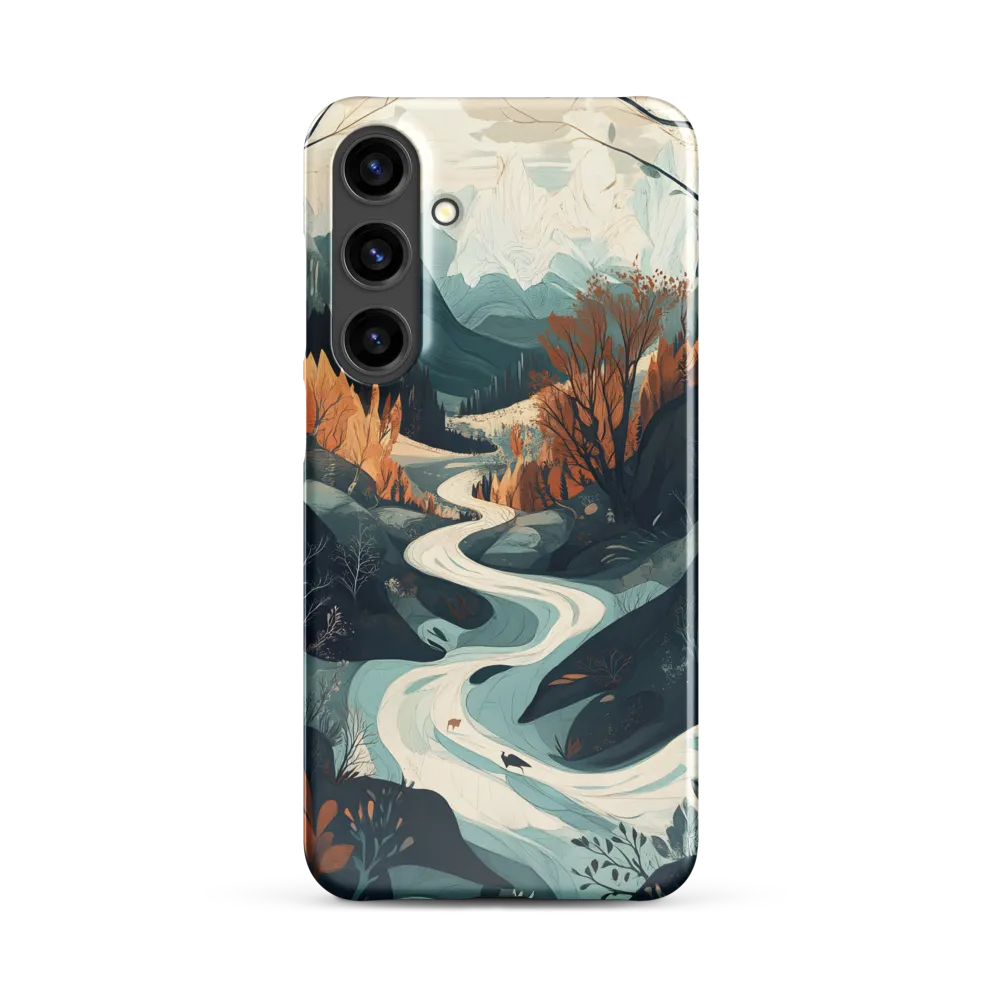 Winding Serenity: A Digital Landscape