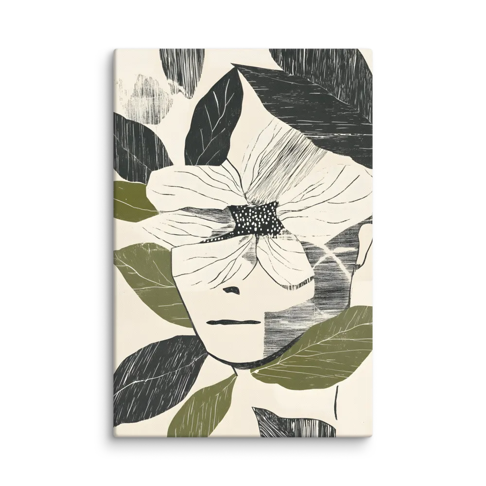 Blooming Profile 
 Canvas | 32″x 48″