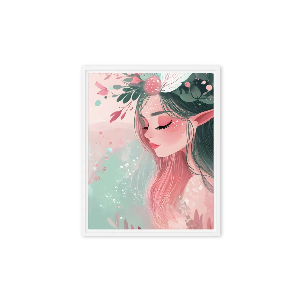 Whispers of Nature | Canvas with White Frame | 8″×10″