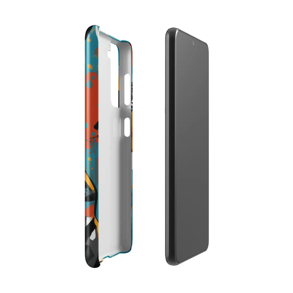 Dynamic Antelope in Vivid Abstract